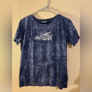 Gildan Navy Tie-Dye T-Shirt